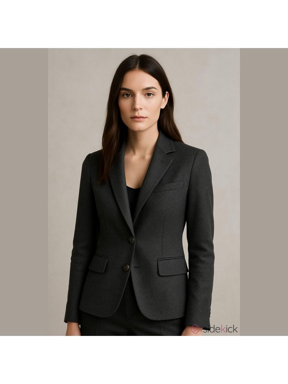 rag & bone 100% Wool Charcoal Women's Tailored Blazer Jacket Small